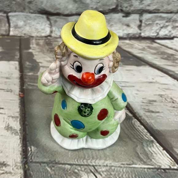 Vintage Porcelain Salute Clown Bell - Picture 9 of 13